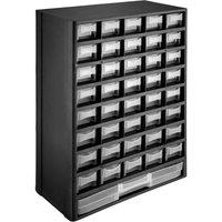 Tectake Storage Bins Unit 41 Drawers, Black