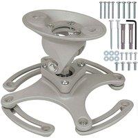Tectake Universal Projector Ceiling Mount Grey, Grey