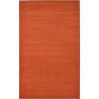 Maestro Plain Terracotta 160 X 230cm Rug, Orange