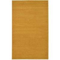 Maestro Plain Ochre 120 X 170cm Rug, Yellow