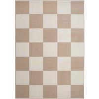 Maestro Chequers Cream 120 X 160cm Rug, Cream