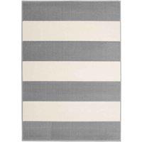 Maestro Bold Line Grey 120 X 160cm Rug, Grey