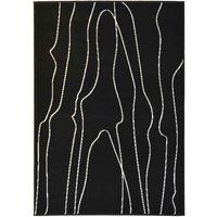 Maestro Linea Black 160 X 230cm Rug, Black