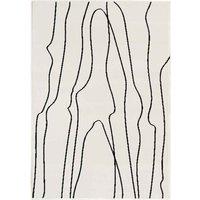 Maestro Linea Mono 120 X 160cm Rug, White