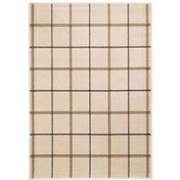Maestro Check Natu 200 X 290cm Rug, Cream