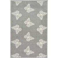 Maestro Flutter Grey 120 X 170cm Rug, Grey