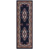 Maestro Trad Navy 67 X 300cm Rug, Blue