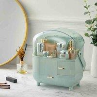 Livingandhome Dustproof Makeup Cosmetic Organizer - Green, Green