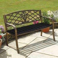 Livingandhome Sun Lounger Sofa Cushion Cover - Black, Black