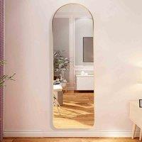 Livingandhome Arch Full Length Wall Mirror - Gold, Gold