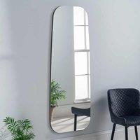 Yearn Mirrors Full Length Organic Pebble Mirror Black, Black