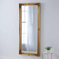 Yearn Mirrors French Style Carved Full Length Mirror Gold, Gold