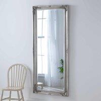 Yearn Mirrors French Style Carved Full Length Mirror Silver, Silver