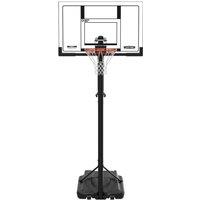 Lifetime Products 52-inch Polycarbonate Portable Adjustable Basketball Hoop, Black