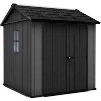 Keter Newton Plus Shed 775 Wide- STD, Grey