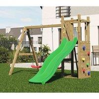Shire Rumble Ridge Rock Wall w/ double swing, Brown