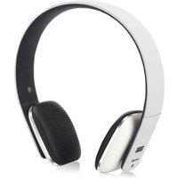 August On-ear Wireless Bluetooth Headphones Lightweight Nfc With Microphone Ep636 white , White