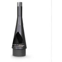 Dellonda Conical Chiminea H127cm - Black Steel - DG109, Black