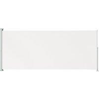 vidaXL Patio Retractable Side Awning 220x500 cm Cream, Cream