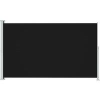 vidaXL Patio Retractable Side Awning 180x300 cm Black, Black