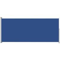 vidaXL Patio Retractable Side Awning 200x500 cm Blue, Blue