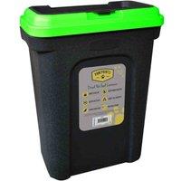 Samuel Alexander 30 Litre Plastic Cat / Dog / Pet or Bird Food Storage Tub / Container, Black