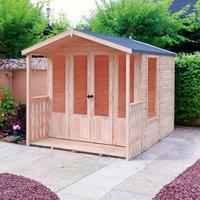 Shire Parham Summerhouse with Veranda, Brown