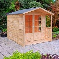 Shire Buckingham Summerhouse with Veranda, Brown