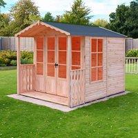 Shire Kensington Summerhouse with Veranda, Brown