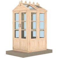 Shire Hemsby 4 ft x 4 ft Greenhouse, Brown