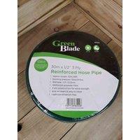Samuel Alexander 30m Reinforced Garden Hose Pipe / Hosepipe in Green, Black