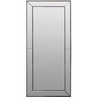 Gallery Direct Rosewood Leaner Mirror 795X1655Mm, Silver