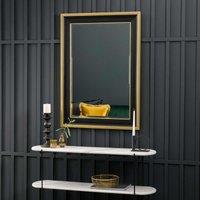 Gallery Direct Eden Rectangle Mirror 800X1105Mm, Black