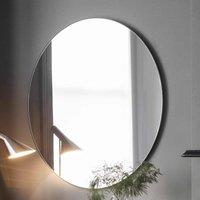 Gallery Direct Hadspen Round Mirror Black 1000Mm, Black
