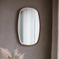 Gallery Direct Kimba Mirror Walnut 900X550Mm, Brown