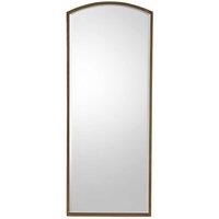 Gallery Direct Hillgrove Arch Mirror Antique Gold 600X1500Mm, Gold