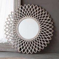 Gallery Direct Berri Mirror 1200X25X1200Mm, Brown