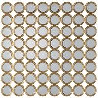 Gallery Direct Capella Circles Mirror 1040X1040Mm, Gold