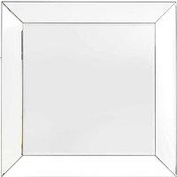 Gallery Direct Georgie Square Mirror 900X70X900Mm, Silver