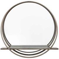 Gallery Direct Wiluna Mirror 450X150X450Mm, Black