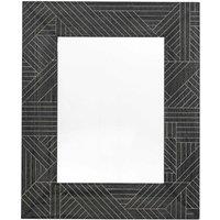 Gallery Direct Kaneva Rectangle Mirror 900X40X1100Mm, Black