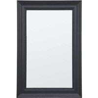 Gallery Direct Springton Rectangle Mirror Lead 900X600Mm, Grey