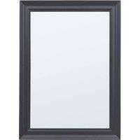 Gallery Direct Springton Rectangle Mirror Lead 1100X800Mm, Grey