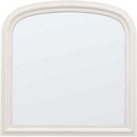 Gallery Direct Springton Overmantle Mirror Stone 940X940Mm, Cream