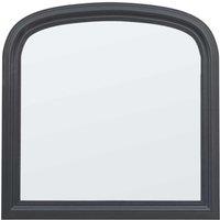Gallery Direct Springton Overmantle Mirror Lead 940X940Mm, Grey