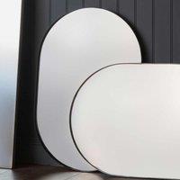Gallery Direct Hyden Elipse Mirror Black 600X30X900Mm, Black