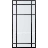 Gallery Direct Morisset Mirror Black 750X25X1500Mm, Black
