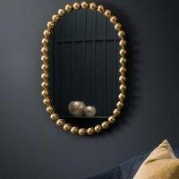 Gallery Direct Calista Mirror Gold 600 X 50 X 900Mm, Gold