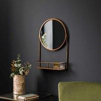 Gallery Direct Eccleston Mirror Bronze 420X110X630Mm, Gold