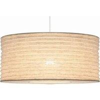 Pacific Patpong 35Cm White Jute Easy Fit Pendant, White